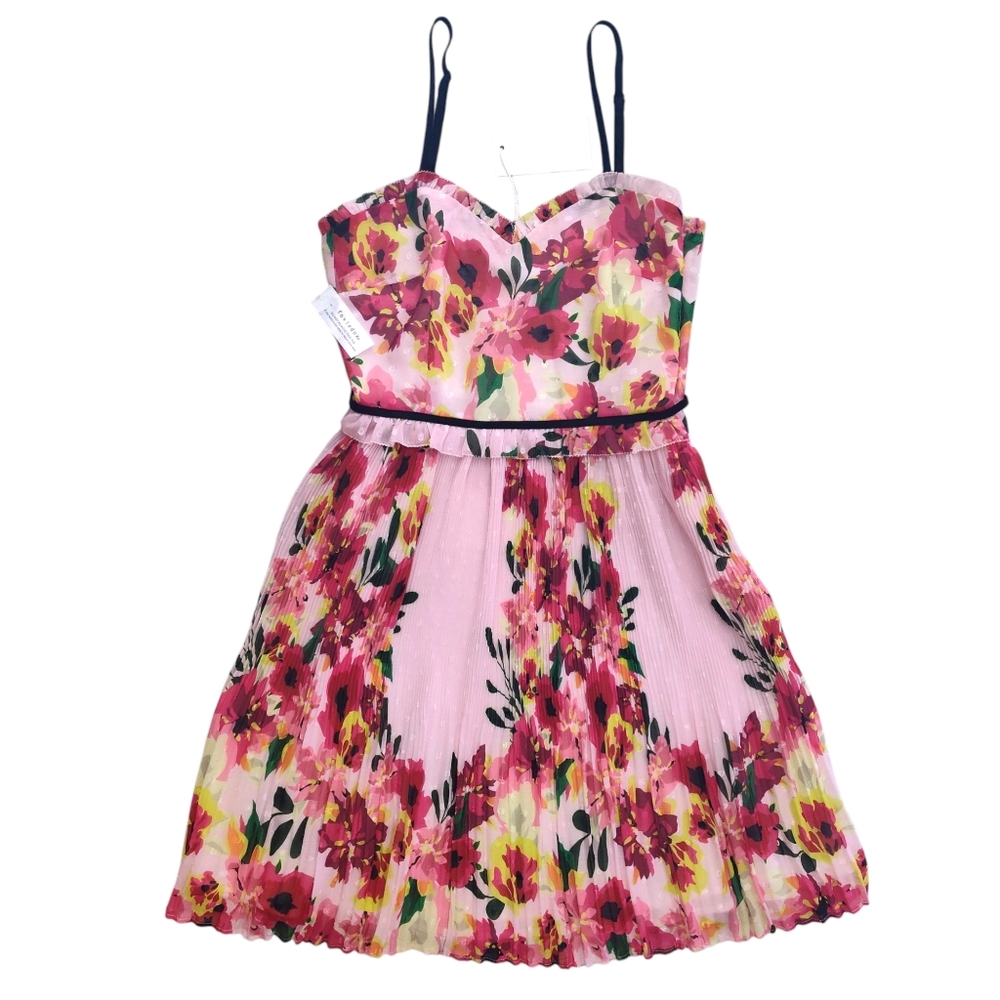 🆕️ Foxiedox Floral Pink Mini Dress Womens Size XS